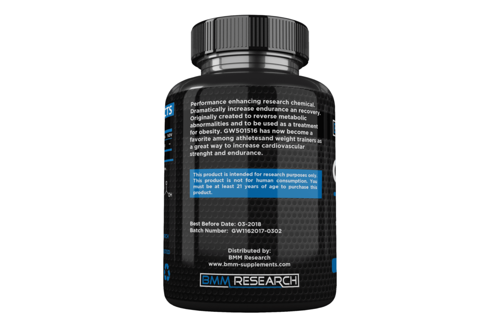 Cardarine - GW501516 - Supplement Facts 2