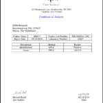 MK677 - Certificado de análisis - 2