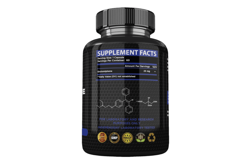 Enclomiphene Citrate - Supplement Facts 3